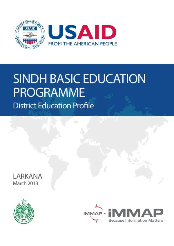 HICD assessment of the Ministry of National Education, vocational training, higher education, and scientific research : performance solutions packages for the Department of National Education