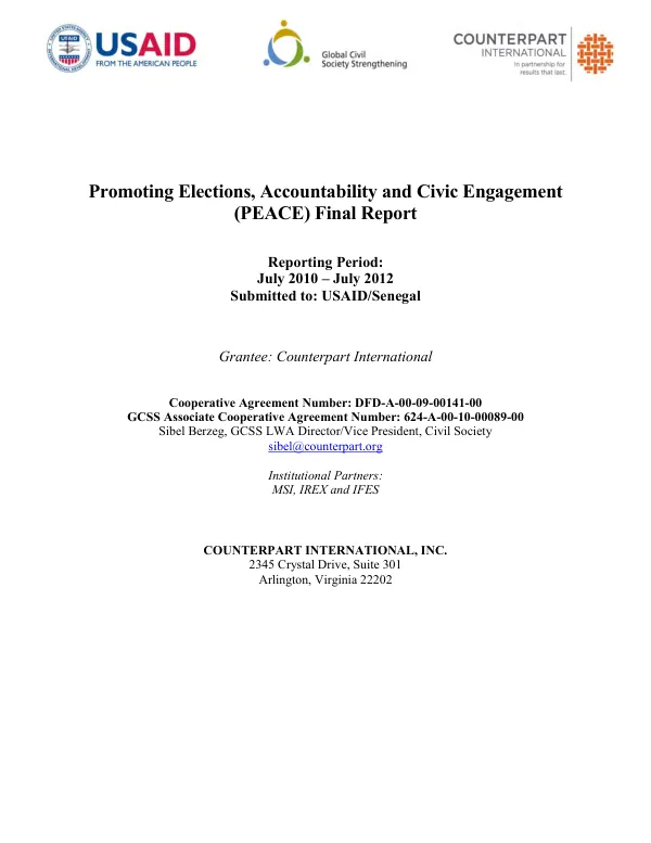 Consolidation and enhanced livelihood initiative - central region (CELI-central) : final report (2011-2017)
