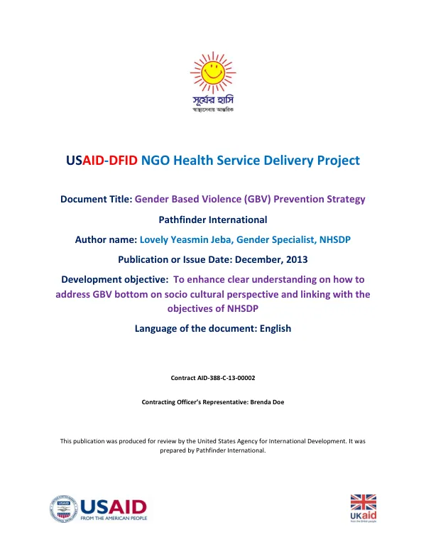 Performance evaluation of the "SCOPE" and "DIRECT" activities in Senegal