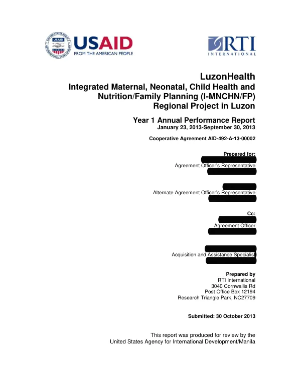 Livelihoods diversification analysis (LDA) : study report USAID/Senegal