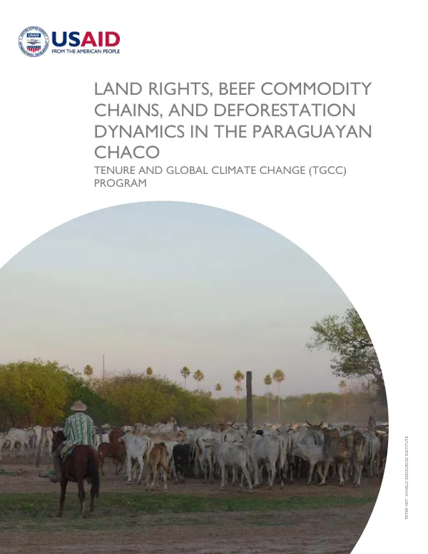 Land rights, beef commodity chains, and deforestation dynamics in the Paraguayan Chaco : tenure and global climate change (TGCC) program
